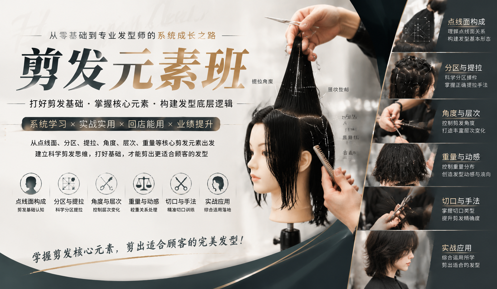 剪发元素班