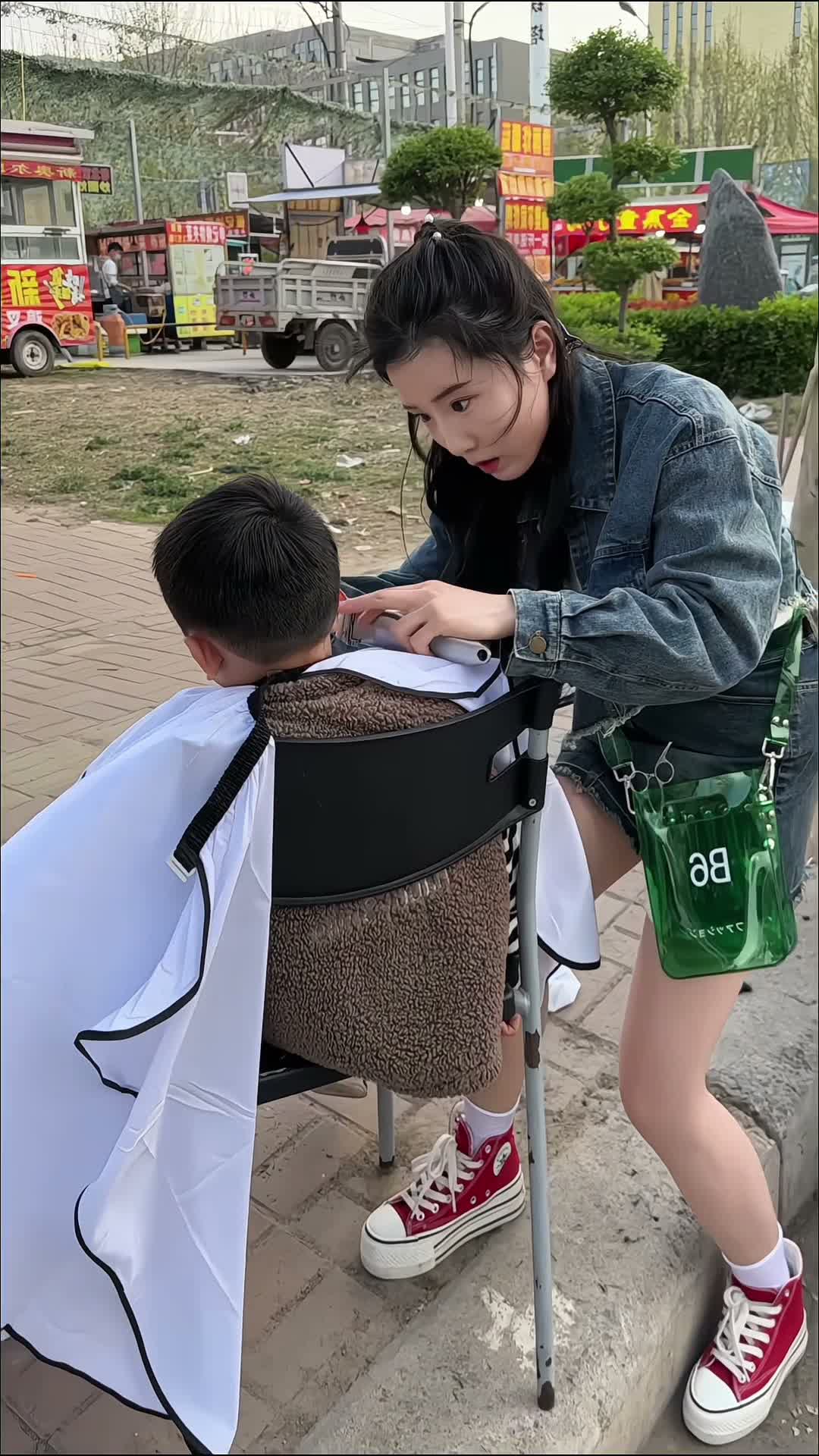 富康美发学校课堂实训集锦