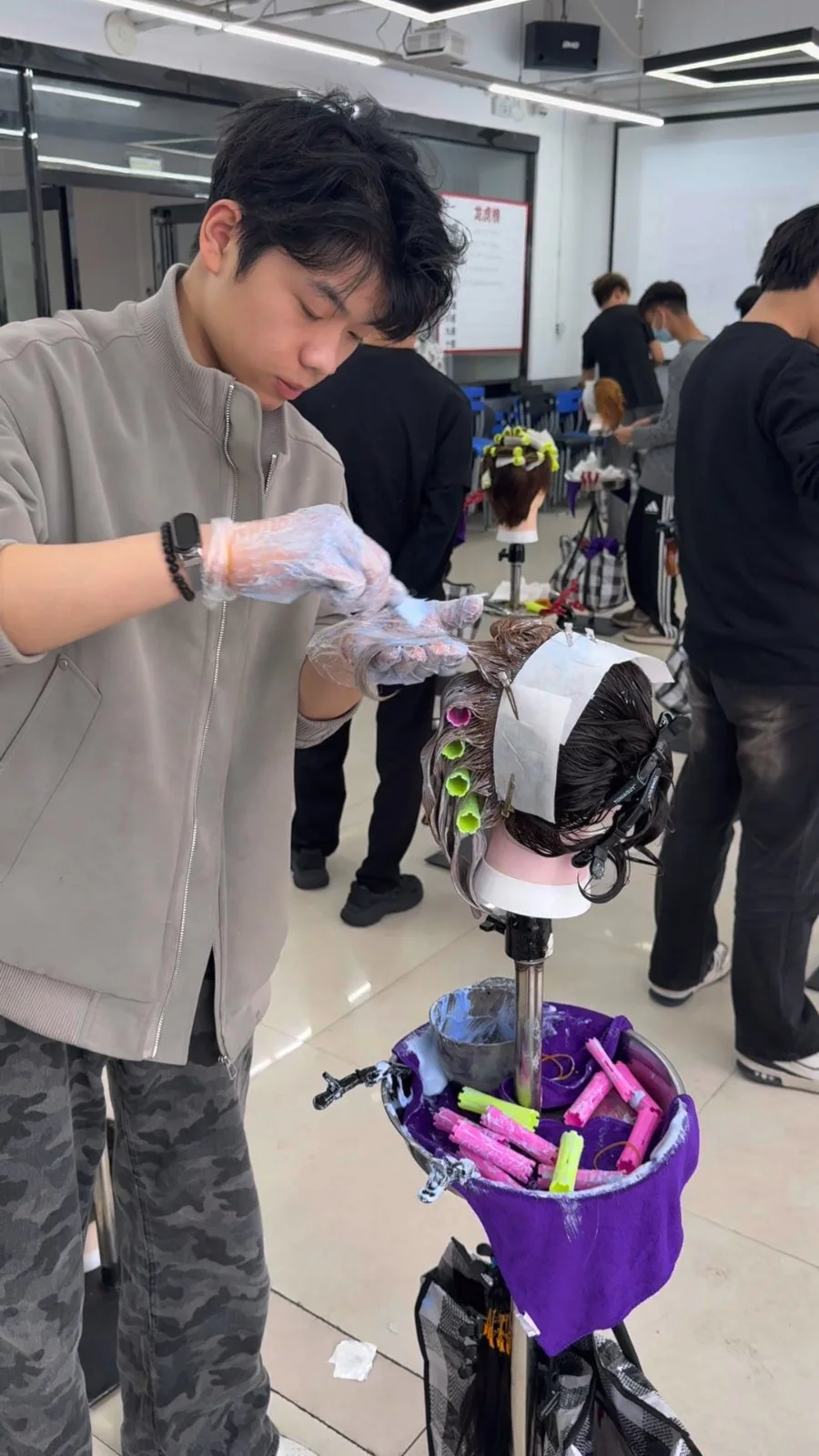 染发涂抹训练 染发涂抹训练