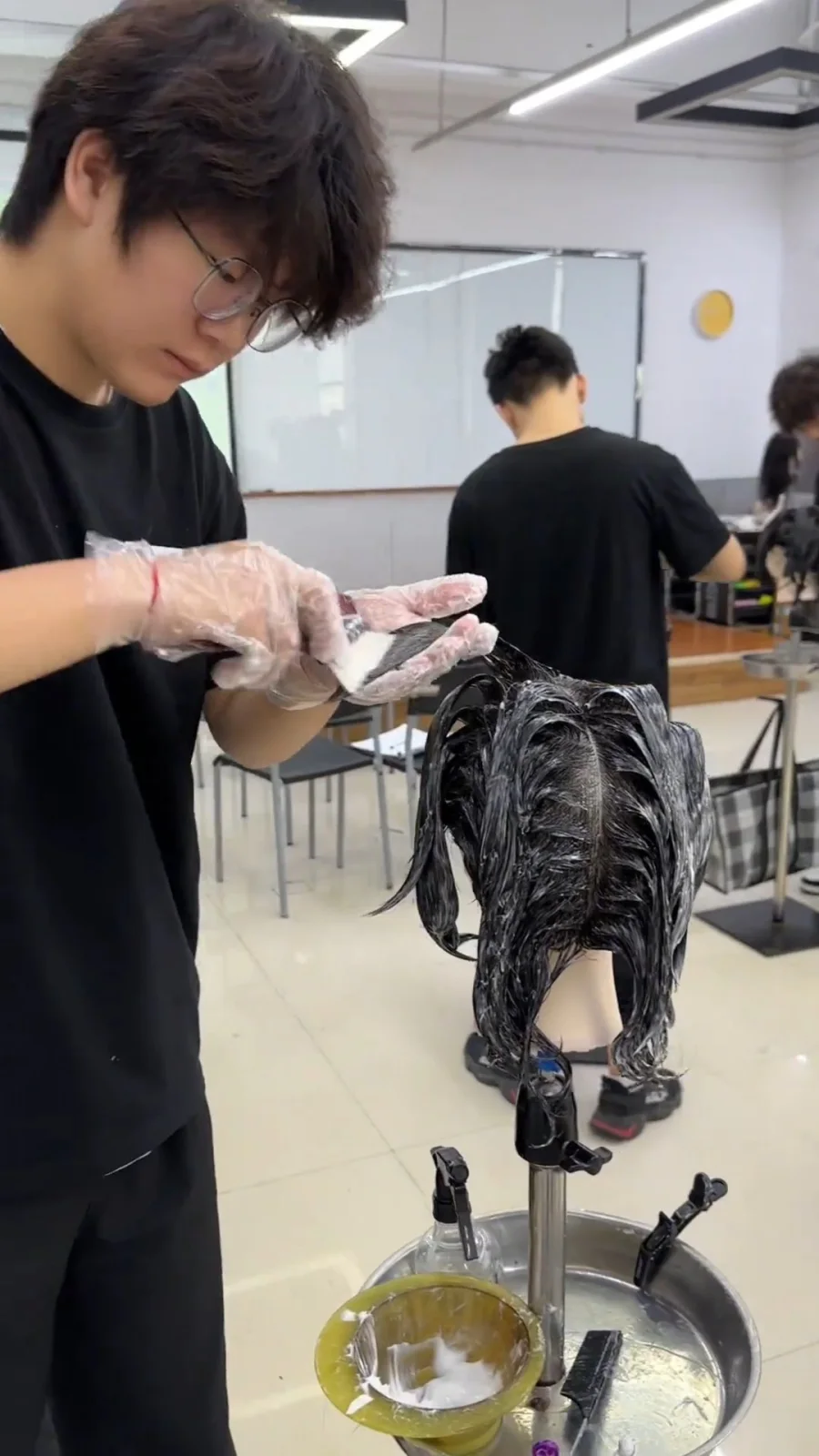 学染发训练