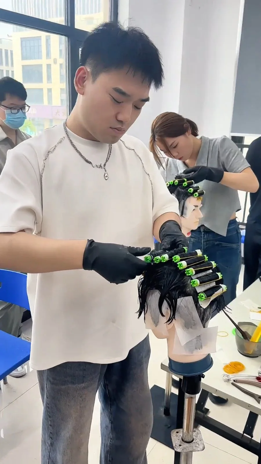 男士烫发