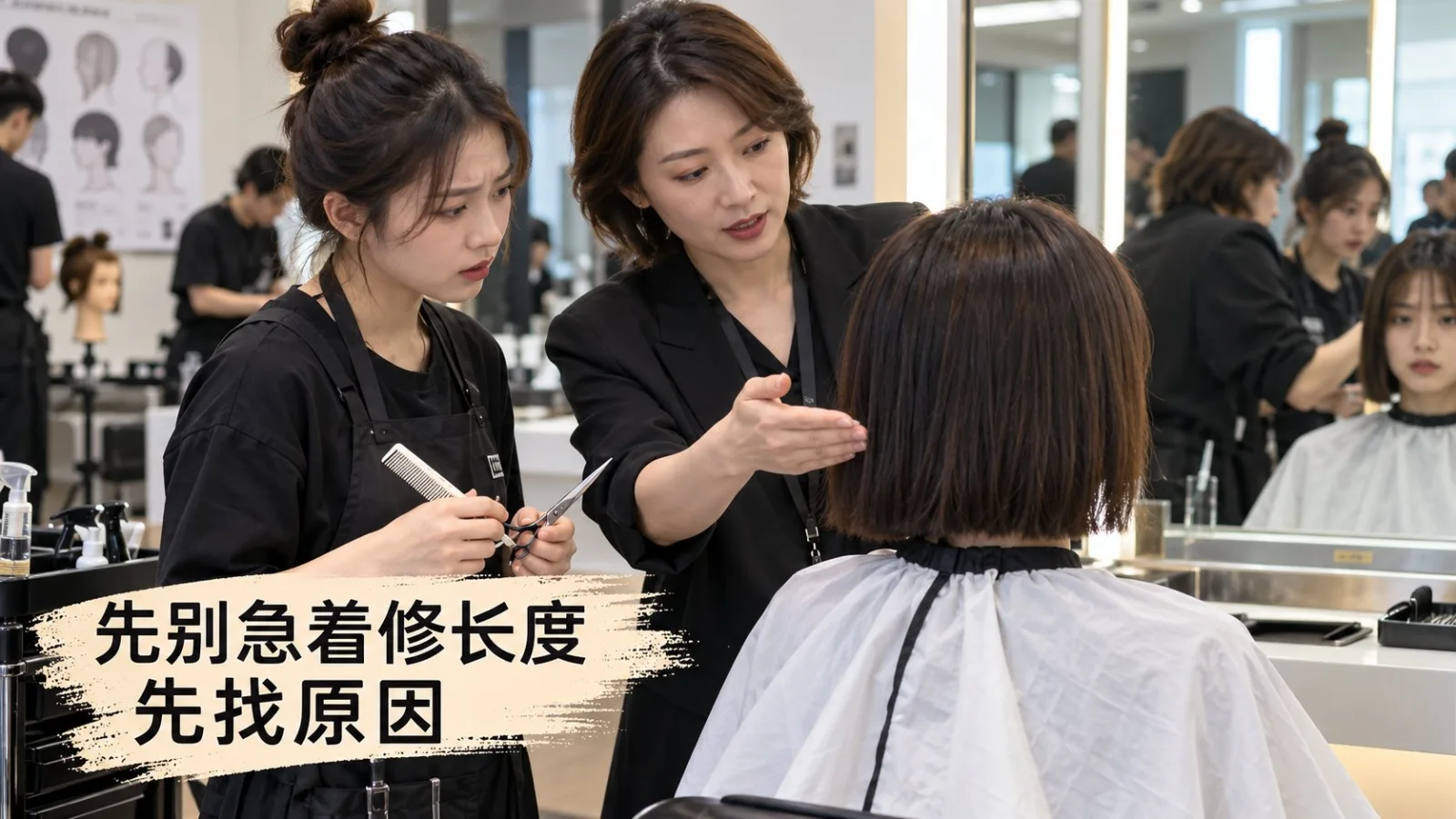 为什么学员一到真人剪发就容易左右不一样课堂图片