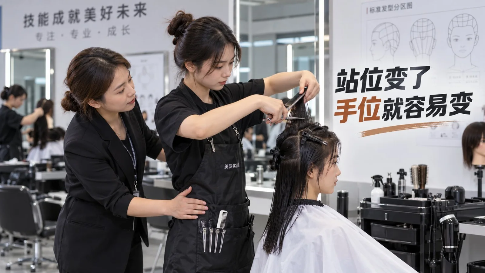 为什么学员一到真人剪发就容易左右不一样课堂图片